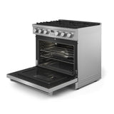 ARG36 - 36 Inch Contemporary Professional Gas Range in Stainless Steel