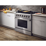 HRG3618U - 36 Inch Professional Gas Range in Stainless Steel