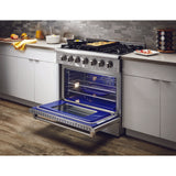 HRG3618U - 36 Inch Professional Gas Range in Stainless Steel