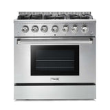 HRG3618U - 36 Inch Professional Gas Range in Stainless Steel