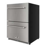 TRF2401U - 24 Inch Indoor Outdoor Refrigerator Drawer in Stainless Steel