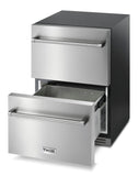 TRF24U - 24 Inch Indoor Outdoor Refrigerator Drawer in Stainless Steel