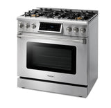 TRG3601 - 36 Inch Tilt Panel Professional Gas Range