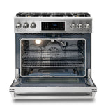 TRG3601 - 36 Inch Tilt Panel Professional Gas Range