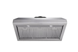 TRH3606 - 36 Inch Professional Range Hood, 11 Inches Tall in Stainless Steel