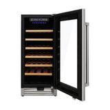 TWC1501 - 15 Inch Single Zone Wine Cooler, 33 Wine Bottle Capacity