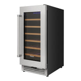 TWC1501 - 15 Inch Single Zone Wine Cooler, 33 Wine Bottle Capacity